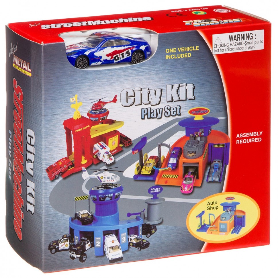 Набор Pioneer Toys City Kit 3вида PT2065