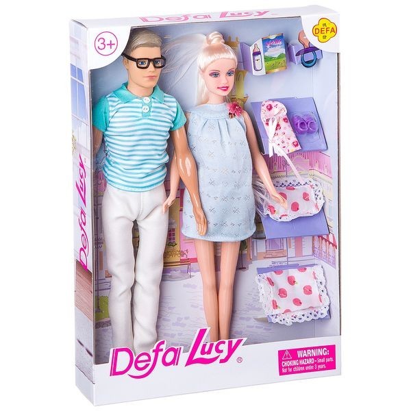 Кукла Defa Lucy Счастливые родители , в ассорт. 2 вида, BOX 23х5х32,5 см, арт. 8349.