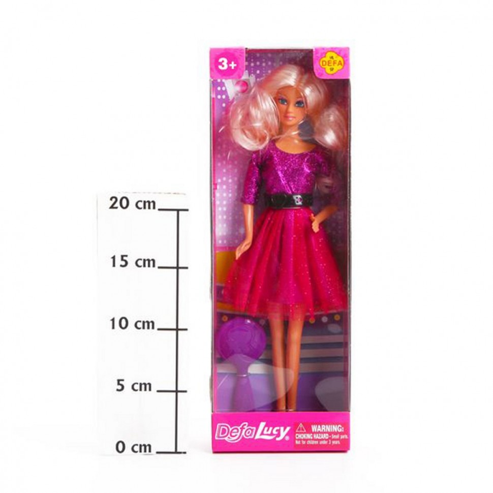 Кукла DEFA LUCY модная вечеринка, с расческой, BOX, арт. 8226