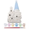 Набор для творчества Bondibon"Новогодние украшения" сувенир Снеговик с подсветкой LED