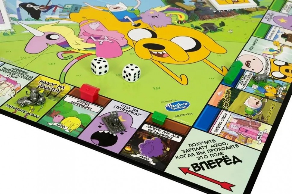Настольная игра МХ "Monopoly Adventure Time" Монополия. Время приключений арт.А87891210